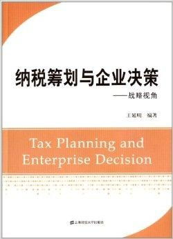 納稅籌劃與企業(yè)決策 戰(zhàn)略視角下的企業(yè)策劃新維度